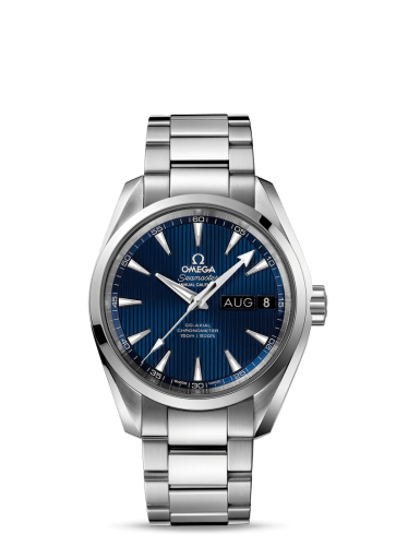 Omega Seamaster Aqua Terra 150M Co-Axial 38.5 Annual Calendar Stainless Steel / Blue / Bracelet